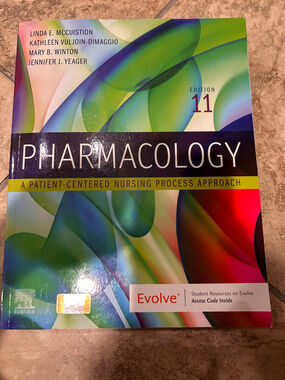 Pharmacology A Patient Centered Nursing Process Approach Edition 11